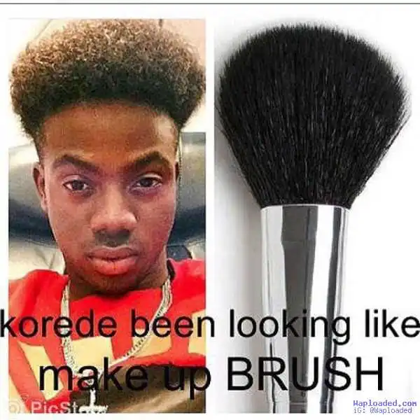 Heheheh!! Don Jazzy Makes Fun Of Korede Bello’s Hair